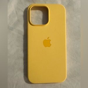 Yellow Apple IPhone 14 Pro Max Case